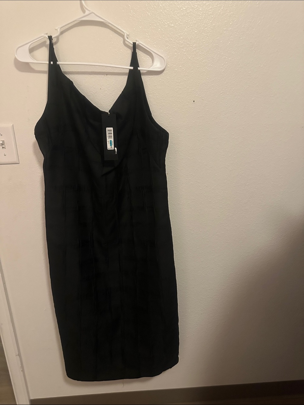 Donna Karan Black Midi Slip Dress